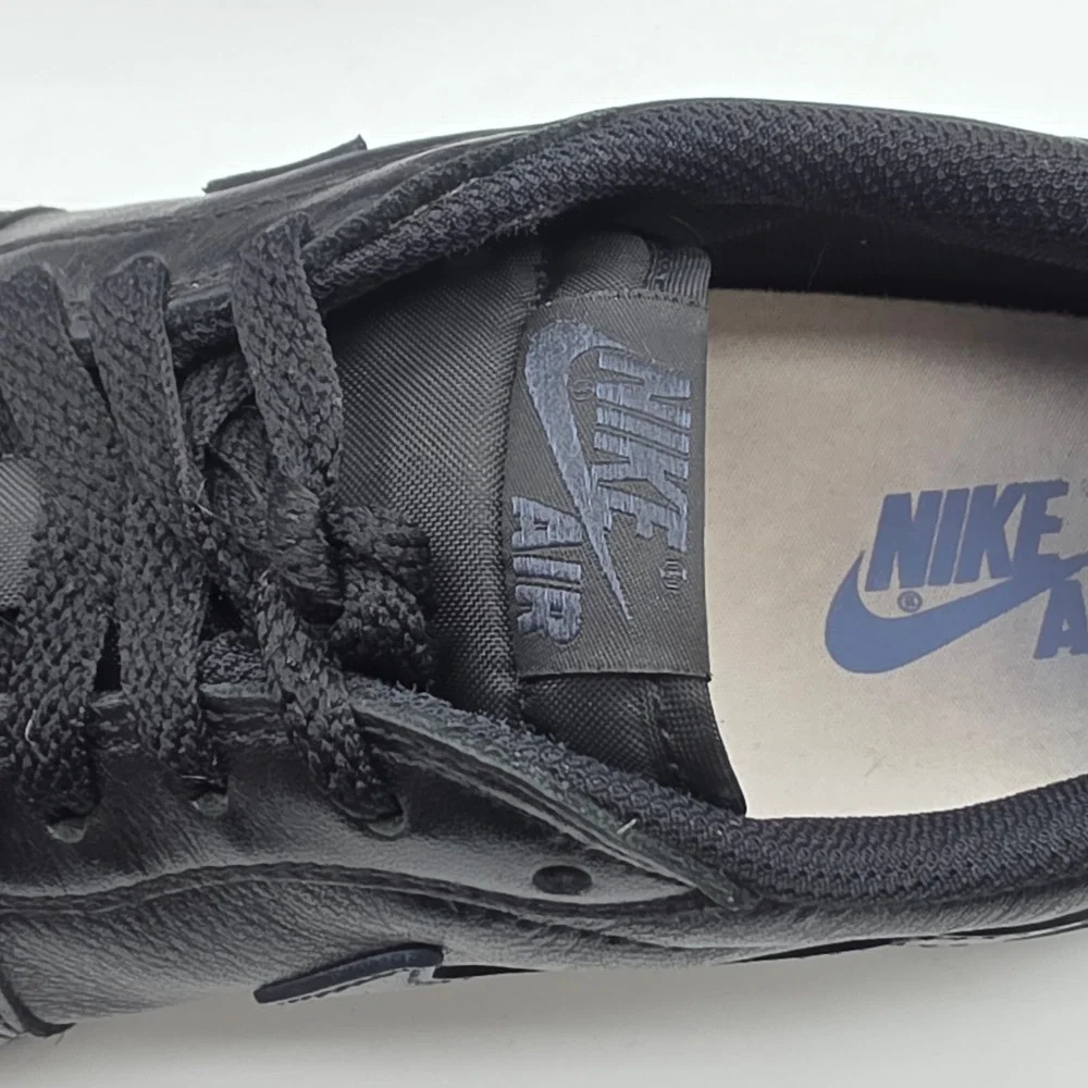 Nike Air Jordan 1 Low OG Mens 9.5 Black Mystic Navy CZ0790-041 Retro Basketball